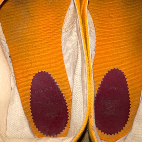 Christian Louboutin Vintage Orange Espadrilles - Used main image 5
